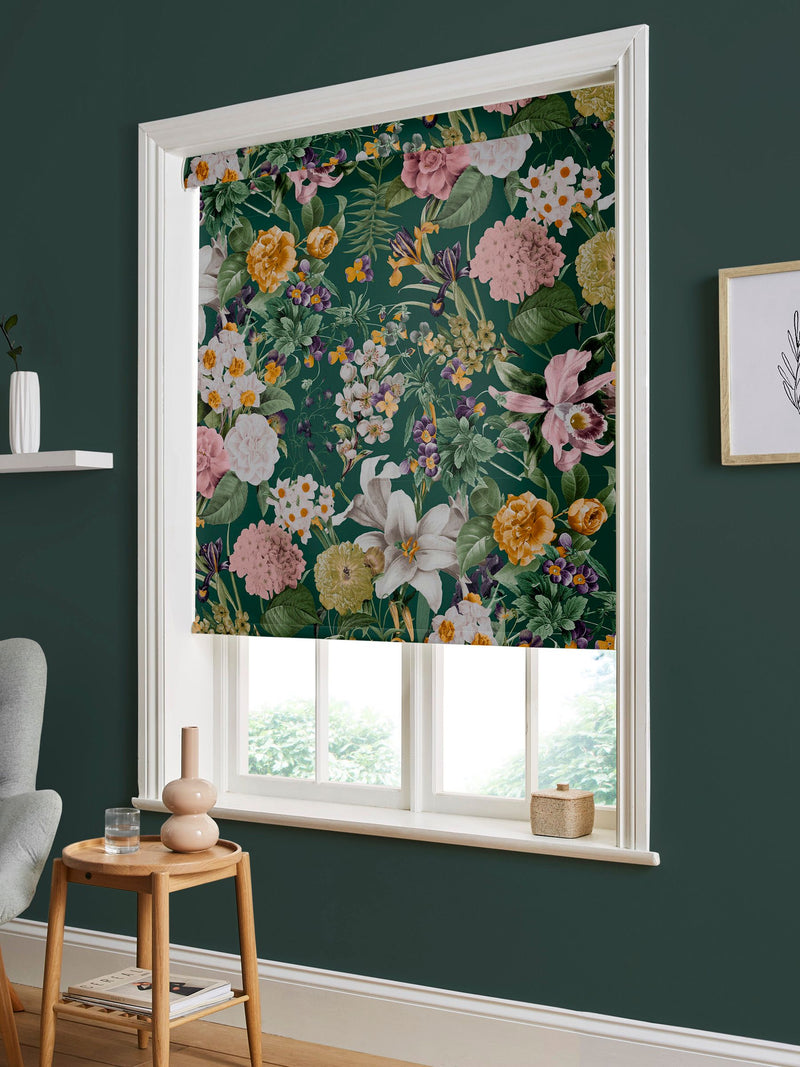 Graham & Brown Glasshouse Emerald Green roller blind, UK version