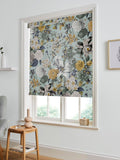Graham & Brown roller blind Morning Blue Glasshouse, imported from the UK