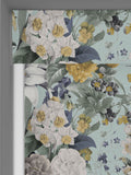 Graham & Brown roller blind Morning Blue Glasshouse, imported from the UK