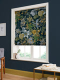 Graham & Brown Blue Glasshouse Flora roman blind, UK version