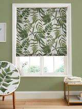 Next Graham & Brown Lush White Midsummer Fern Roman Blind- Buy online at McGrocer