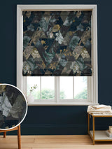 Next Graham & Brown Timepiece Blue Made to Measure Roman Blind (100% Cotton)- Buy online at McGrocer