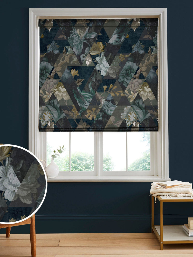 Graham & Brown Timepiece roman blind, imported from the UK