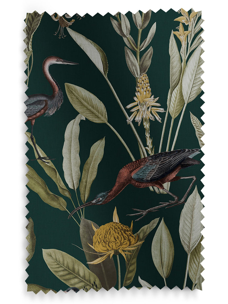 Graham & Brown Green Glasshouse roman blind made to measure - British product