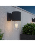 SolarCentre solar wall light black Salcombe - British product