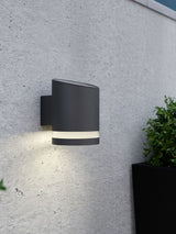 Next SolarCentre Truro Solar Outdoor Wall Light - Grey- Buy online at McGrocer