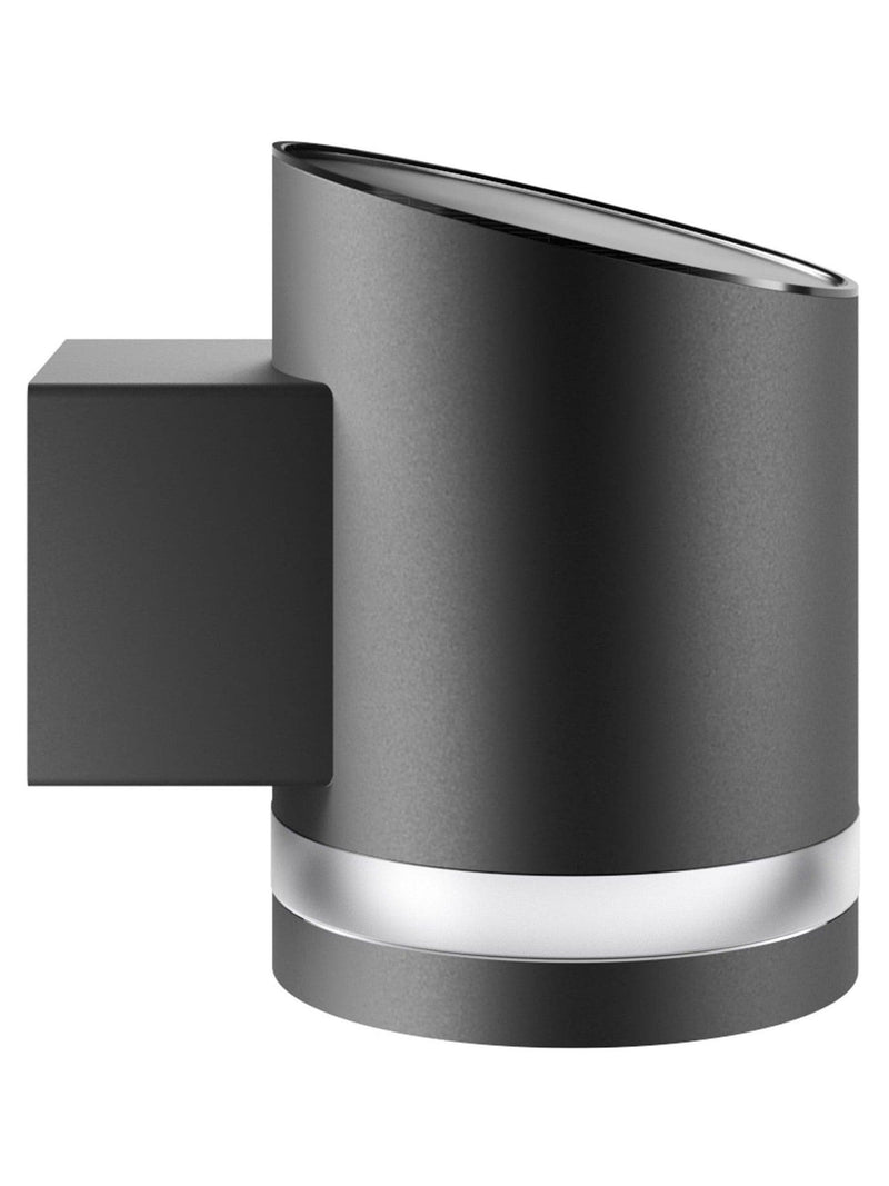 SolarCentre grey Truro solar outdoor wall light, imported from the UK