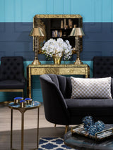 Next Fifty Five South Gold Large Ceramic Vase- Buy online at McGrocer