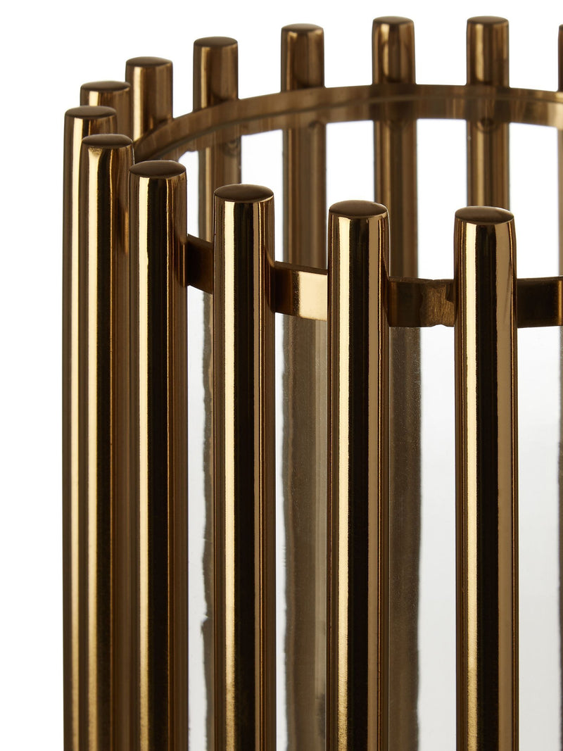Fifty Five South Gold Martina Hurricane candle holder 34cm - British product