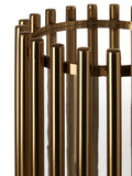 Fifty Five South Gold Martina Hurricane candle holder 34cm - British product