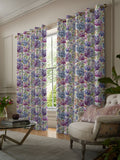 Voyage Grape Purple Hydrangea curtains made to measure, UK version