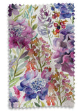 Voyage Grape Purple Hydrangea curtains made to measure, UK version