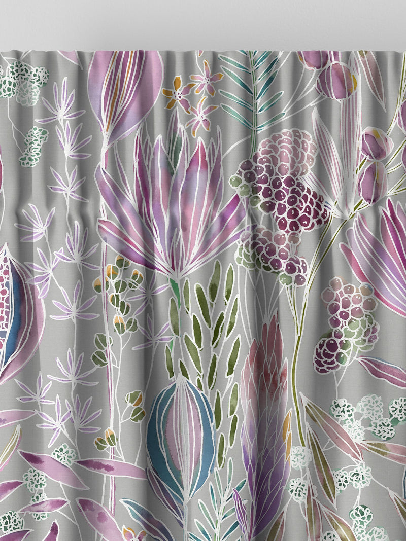 Voyage Maison Masina Dahlia Grey curtains - British product