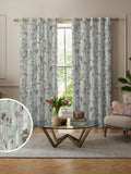 Voyage Maison Hoppa Peony Purple made to measure curtains, UK version