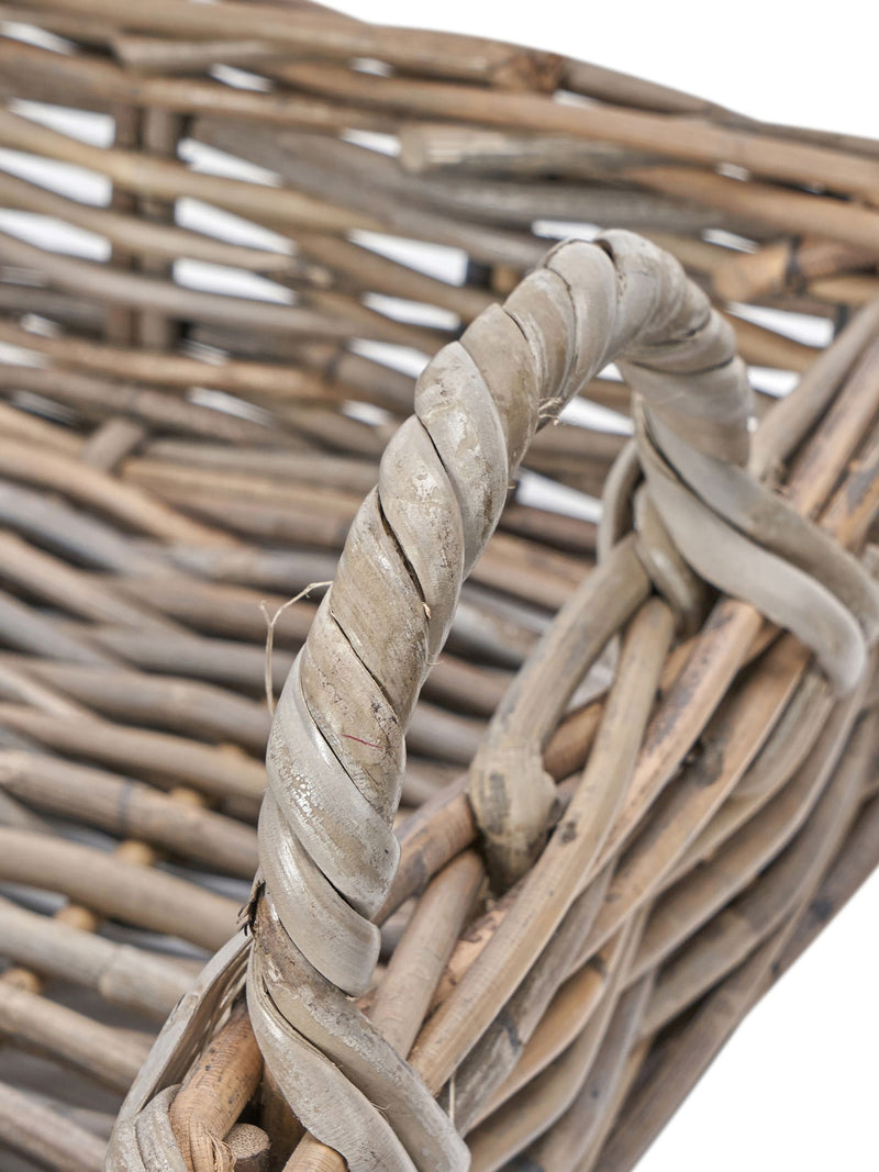Pacific grey Kubu tray storage baskets set of 2 - British product