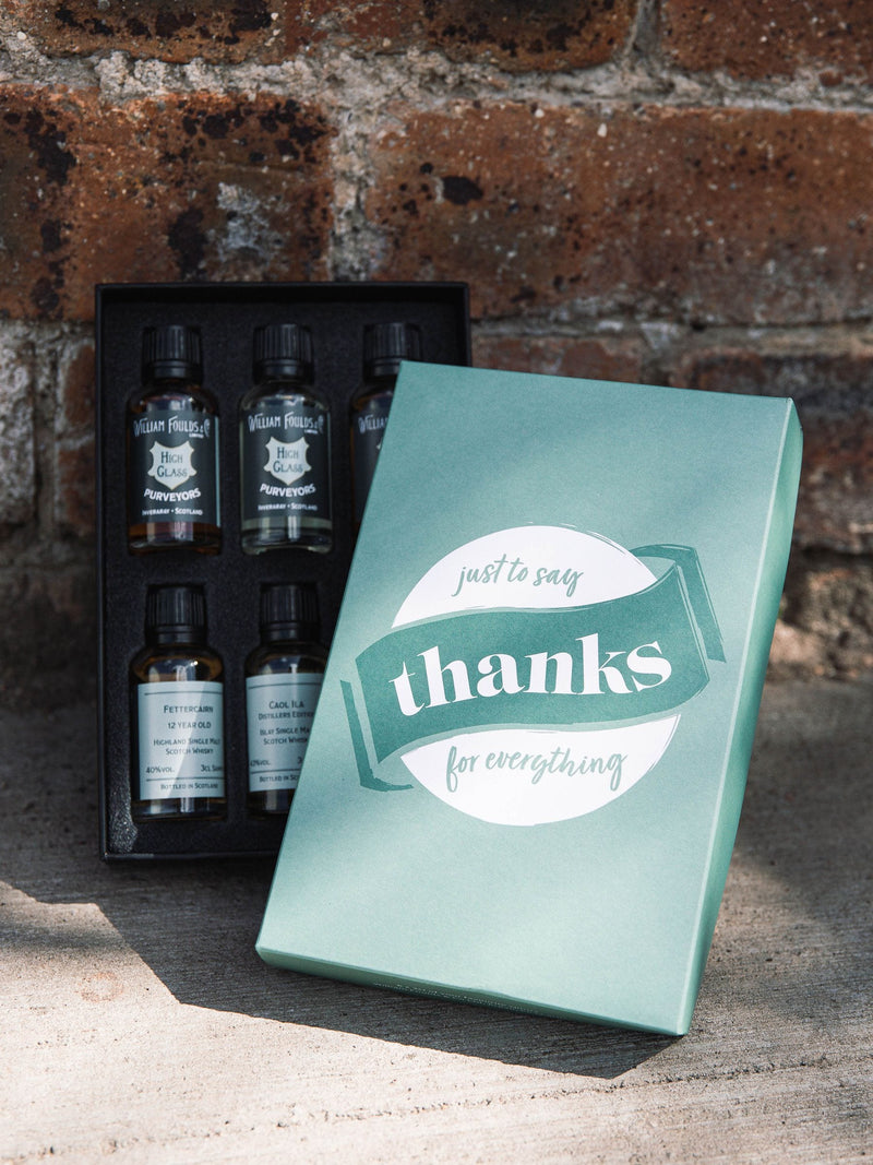 DrinksTime Thanks For Everything whisky gift set 6x3cl - British product