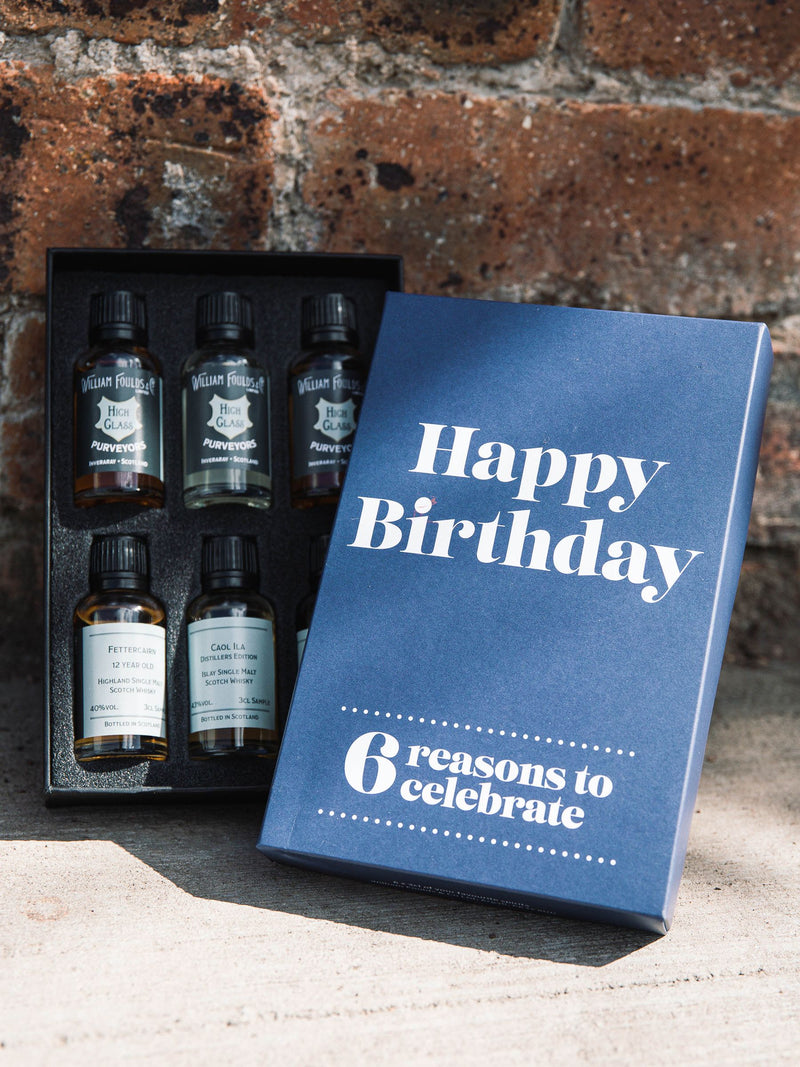 DrinksTime whisky gift set birthday celebration 6x3cl, UK version