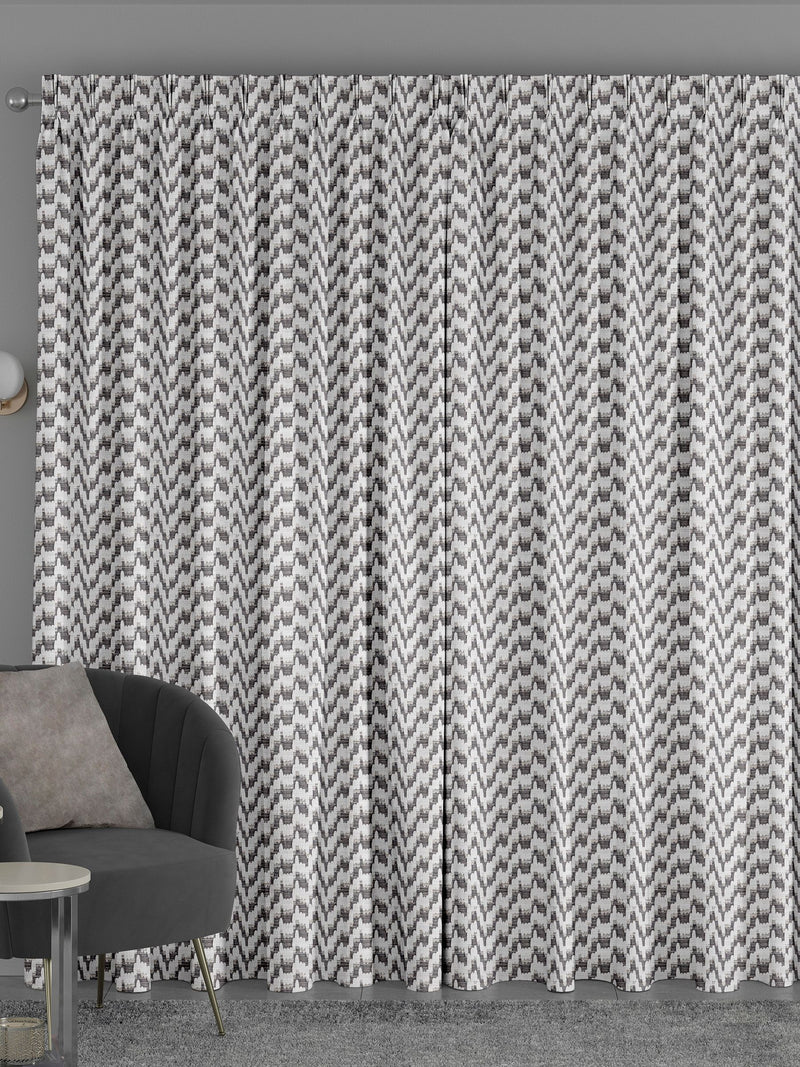 Toro grey made to measure curtains - British product