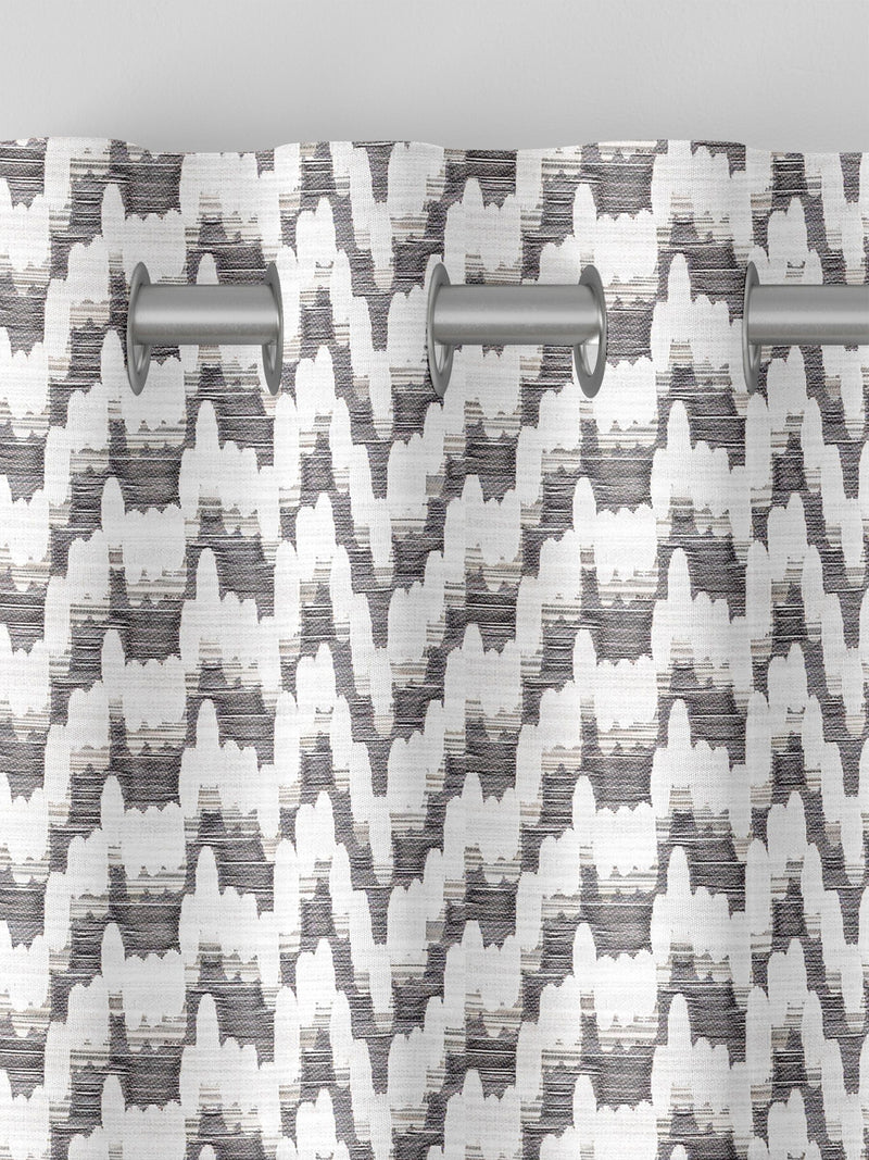 Toro grey made to measure curtains - British product