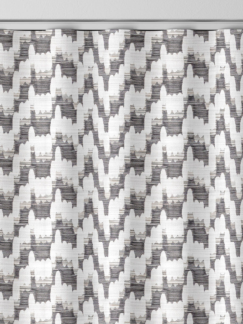 Toro grey made to measure curtains - British product