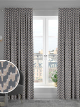 Next Toro Grey Made to Measure Curtains- Buy online at McGrocer