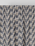 Toro Slate grey woven fabric made to measure curtains - British product