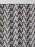 Toro Slate grey woven fabric made to measure curtains - British product