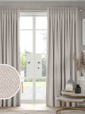 Silver Ziggy made-to-measure curtains, UK version