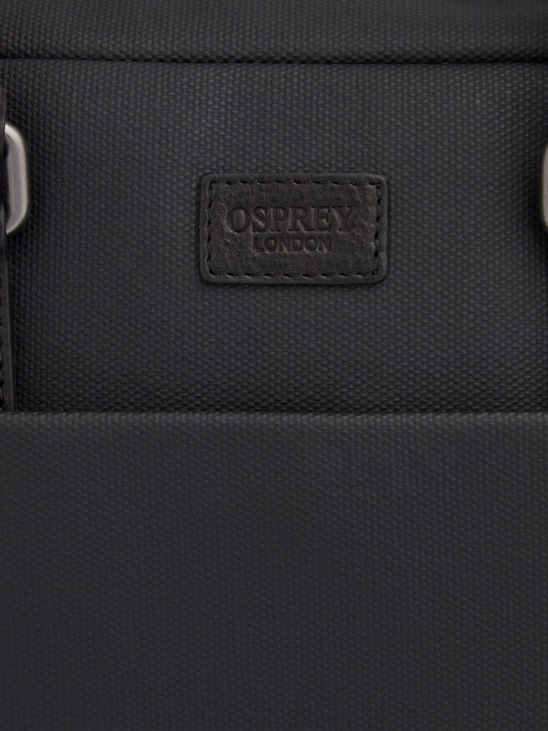 Osprey London Grantham Laptoptasche aus gewachster Leinwand und Leder - Britisches Produkt