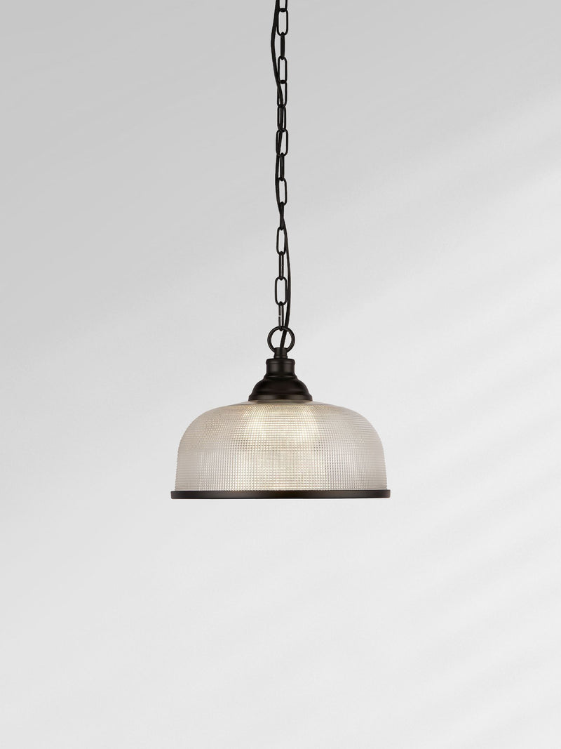 Searchlight Highclere black glass ceiling light, UK version
