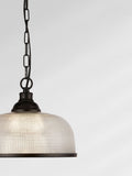 Searchlight Highclere black glass ceiling light, UK version