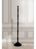 Searchlight black candlestick floor lamp base 139cm, UK version
