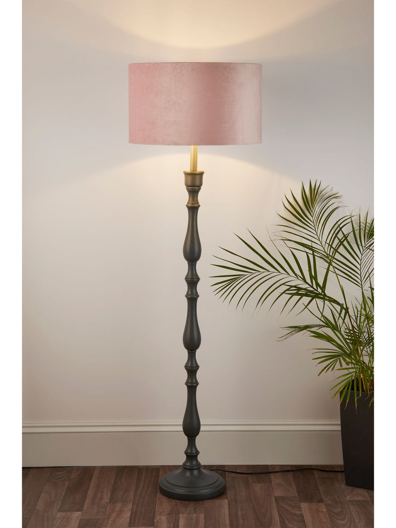 Searchlight grey wren floor lamp base 132cm (British brand)