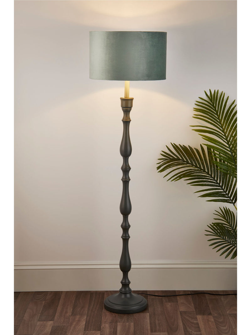 Searchlight grey wren floor lamp base 132cm (British brand)