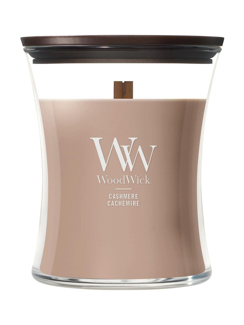 Woodwick Cashmere candle medium hourglass (British brand)