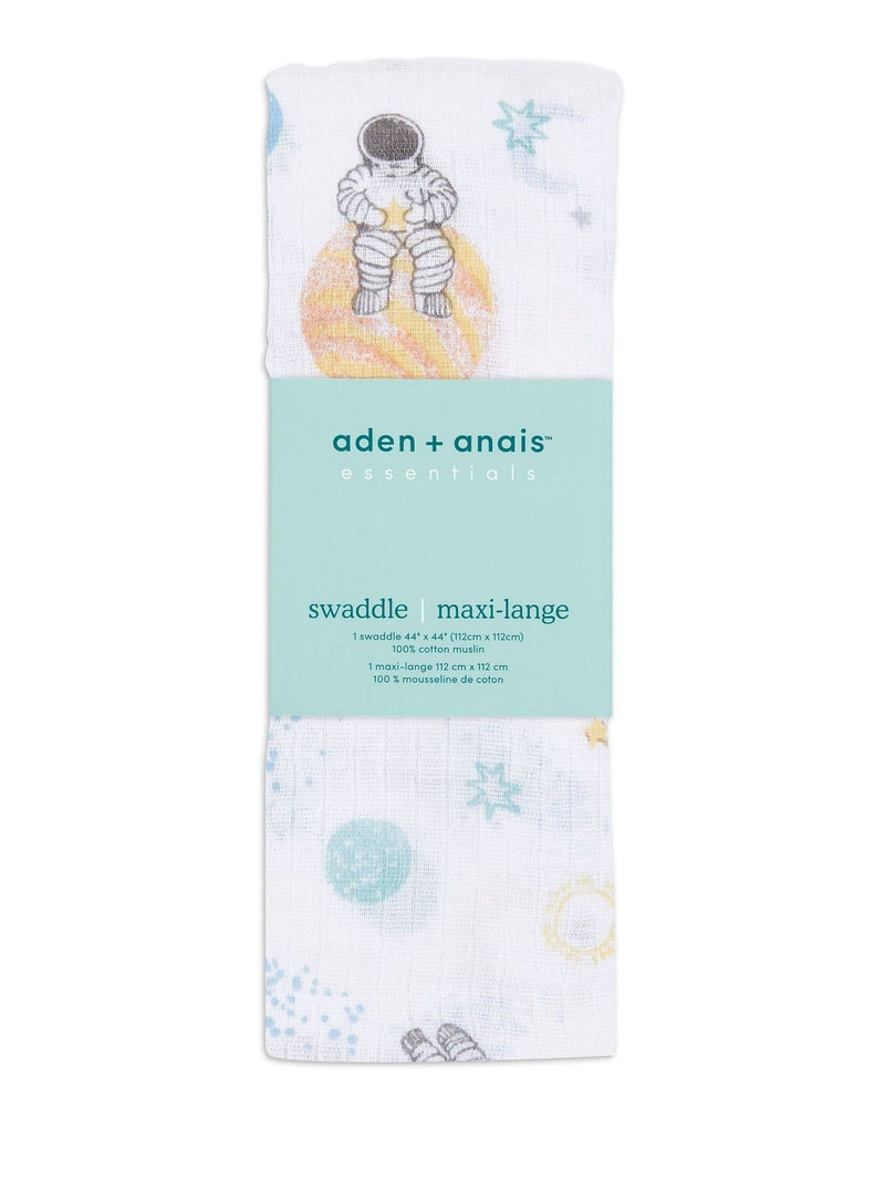 aden anais baby blanket space explorers 112cm, imported from the UK