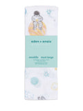 aden anais baby blanket space explorers 112cm, imported from the UK
