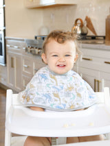 Next aden + anais White Essentials 100% Cotton Muslin Baby Burpy Bib- Buy online at McGrocer