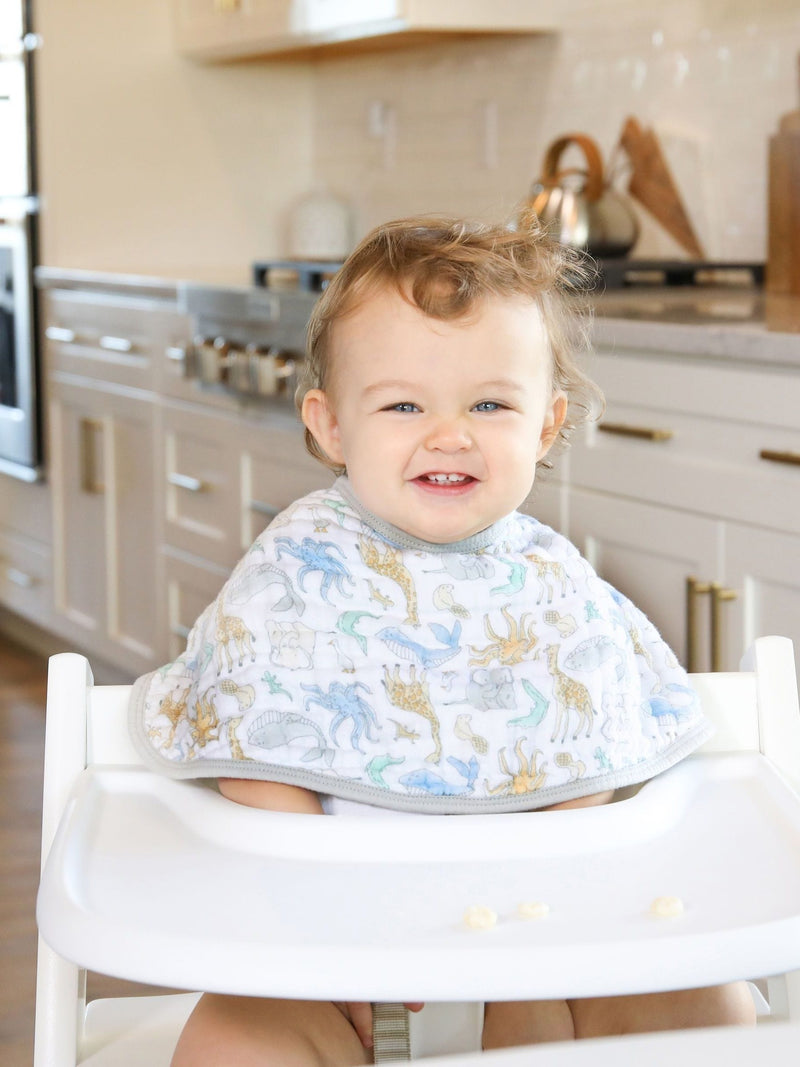 aden + anais white burpy bib 57cm x 28cm - British product