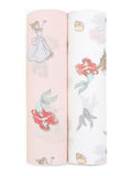aden + anais Disney Princess baby blanket 2-pack - British product