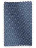 Molton made to measure roman blind in blue, imported from the UK