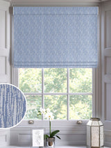 Next Next Blue Morrison Made To Measure Roman Blind- Buy online at McGrocer