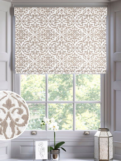 Next Renna Natural Made to Measure Roman Blind- Buy online at McGrocer
