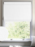 Cream Sicily roman blind with diamond pattern (British brand)