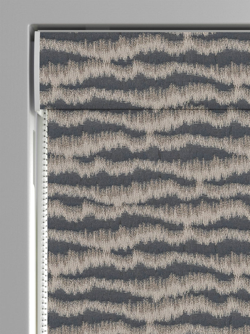 Motte grey roman blind made to measure, imported from the UK