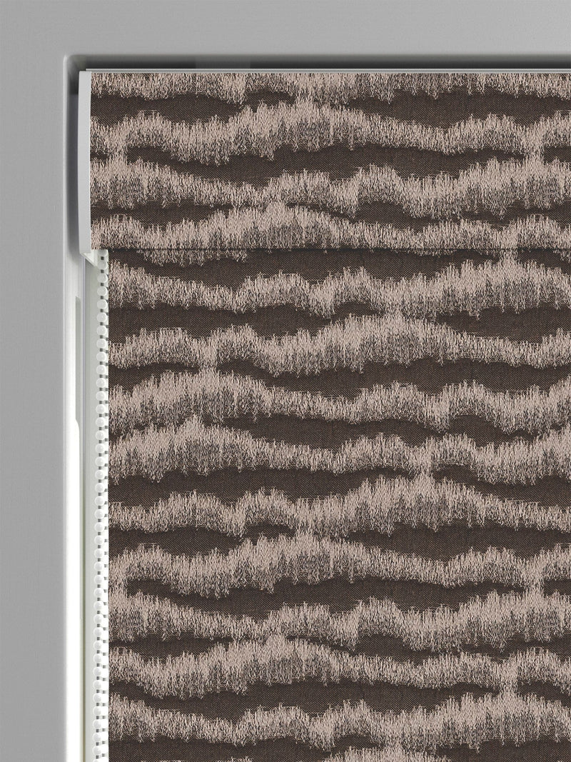 Brown Motte roman blind made to measure, UK version