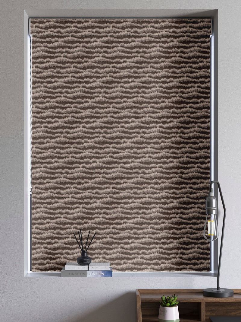 Brown Motte roman blind made to measure, UK version