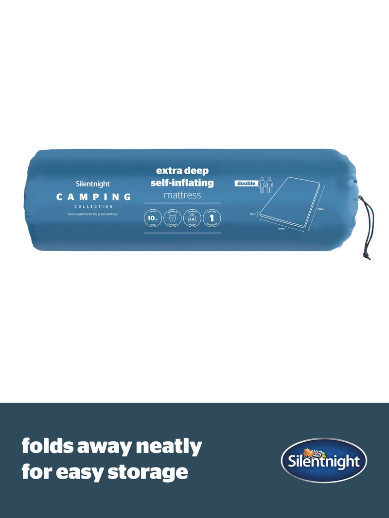 Silentnight 10cm double self inflating mattress (British brand)