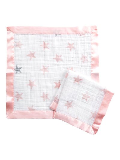 Next Aden + Anais Pink Essentials Muslin Comforter Security Blankets 2 Pack- Buy online at McGrocer