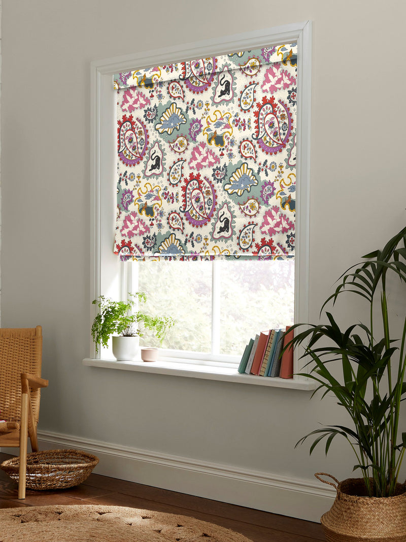 Cath Kidston Multi Paisley Roman blind 100% cotton, imported from the UK